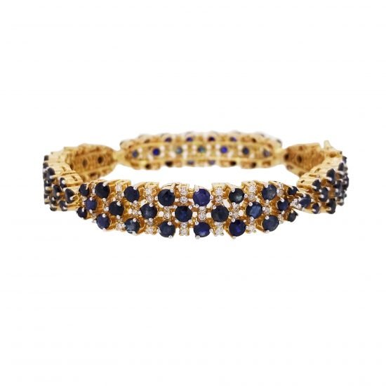 Gold-Bangle-Zircon-Sapphire-Jewelry-New-Soneri-Gems