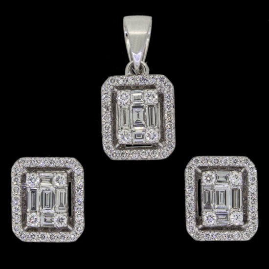 Diamond Pendant set New Soneri Gems