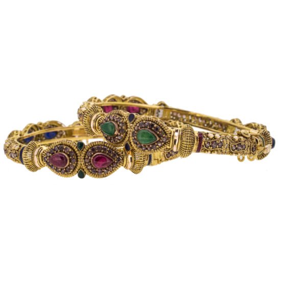 Gold Bangles New Soneri Gems