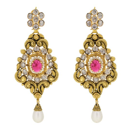 Indian style Gold Earrings