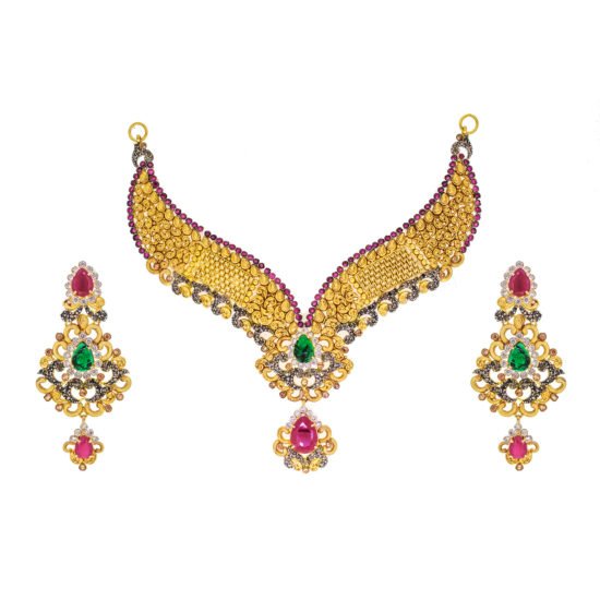 Traditional Gold Necklace Set