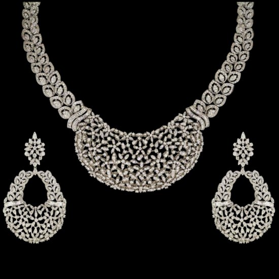 Gold & Diamond Necklace Set