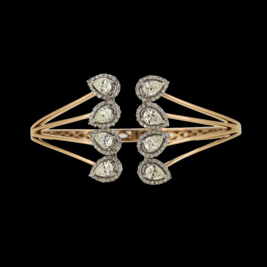 Italian Gold & Diamond Bracelet