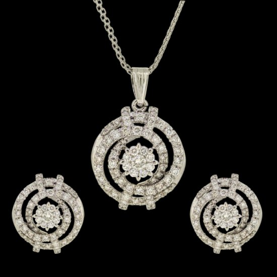 Gold & Diamond Locket Set