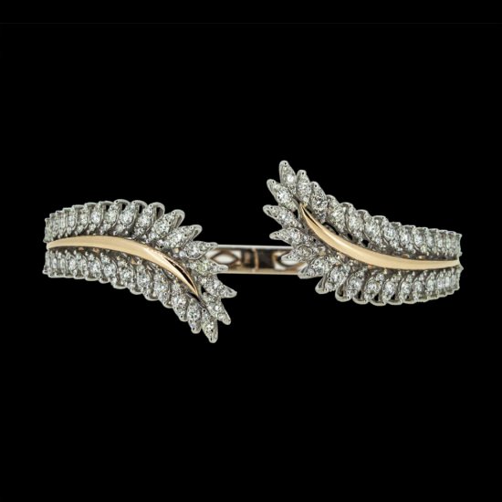 Italian Gold & Diamond Bracelet