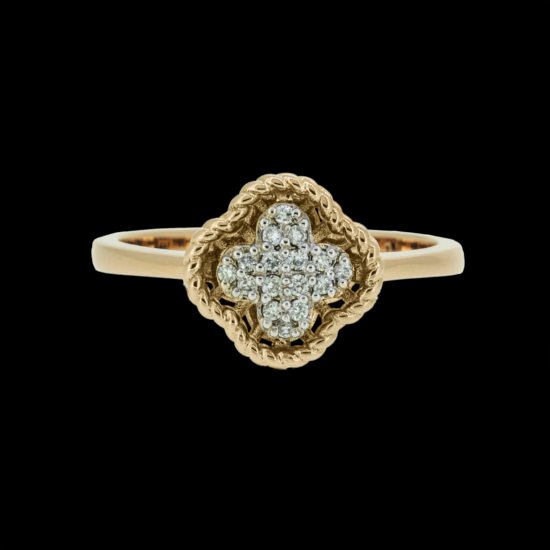 Gold and Diamond Ring