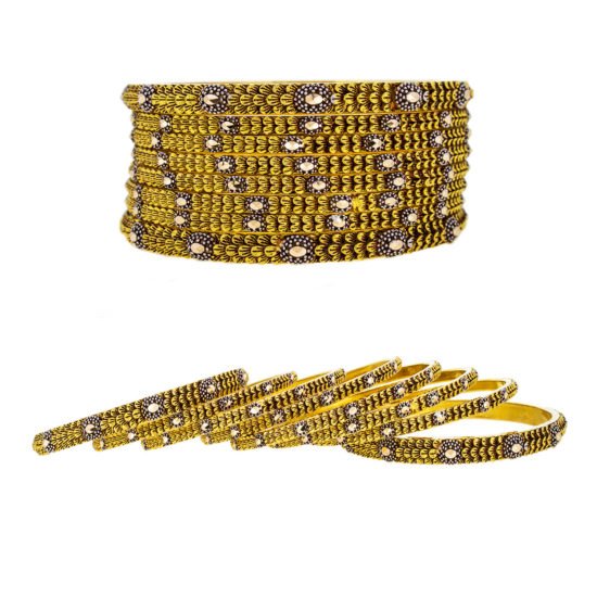 Gold bangle set