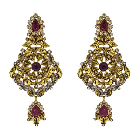 Traditional handcrafted gold Earrings