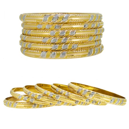 Gold bangle set